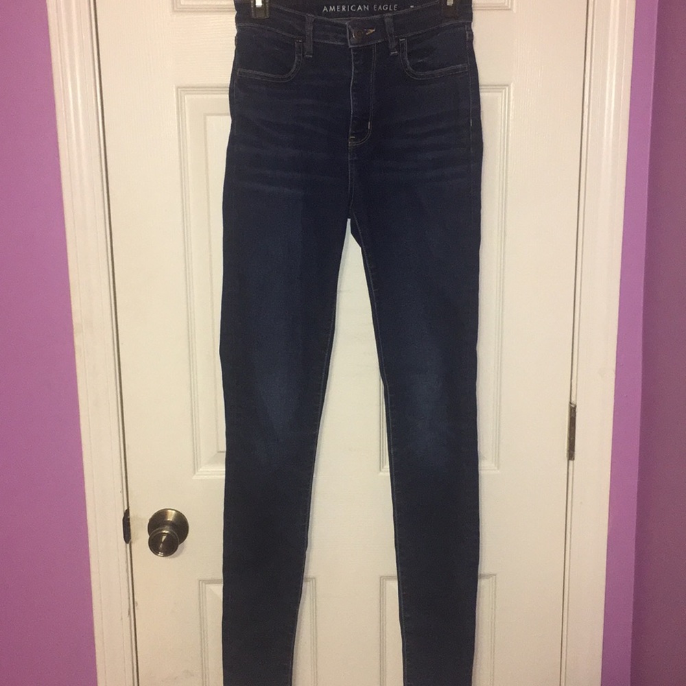 american eagle super stretch jeans!